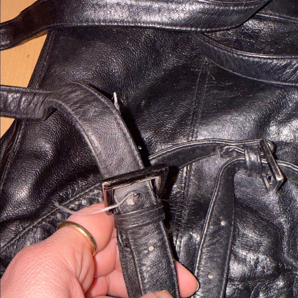 ✨ Pelle Studio Genuine Leather Mini Backpack Purse - Buttery Soft Black ✨ - Picture 13 of 16